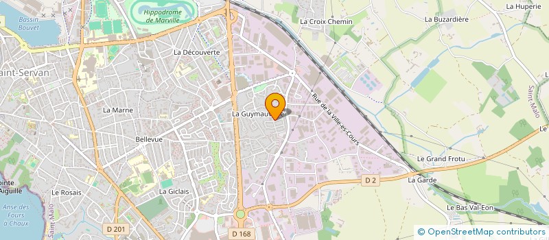 localisation de l'entreprise MONSIEUR CALED CHOUIKHA  SAINT-MALO