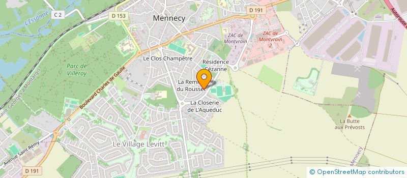localisation de l'entreprise MONSIEUR CALIN CIOFU à MENNECY