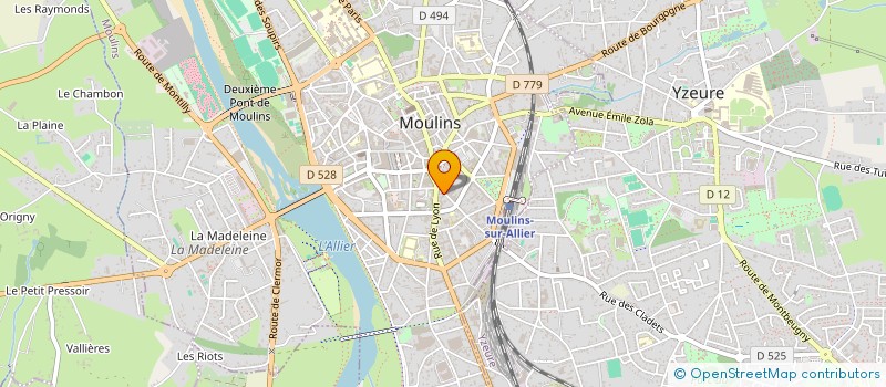 localisation de l'entreprise MONSIEUR CALIN COVACIU  MOULINS