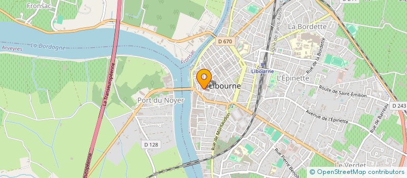localisation de l'entreprise MONSIEUR CALIN SANDU à LIBOURNE