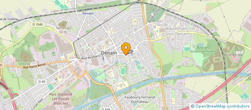 localisation de l'entreprise MONSIEUR CALIN TANASE  DENAIN