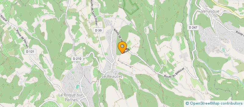 localisation de l'entreprise MONSIEUR CALIXTE HENSE  LE BEAUCET