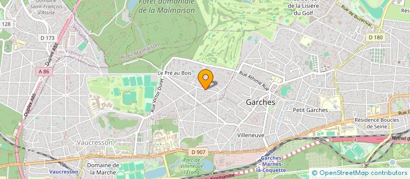 localisation de l'entreprise MONSIEUR CALIXTE PATISSIER à GARCHES