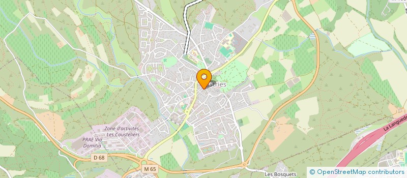 localisation de l'entreprise MONSIEUR CALLISTE RAUCOULE  CASTRIES