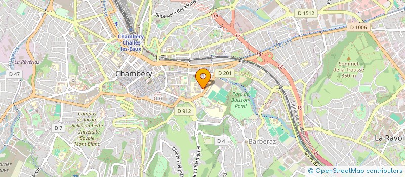 localisation de l'entreprise MONSIEUR CALLUM CHIVERTON  CHAMBERY