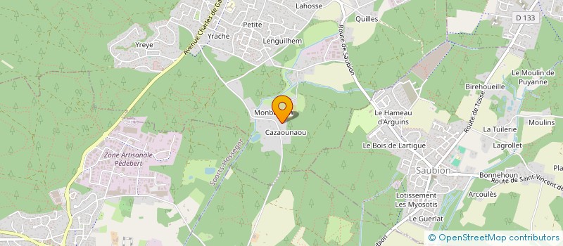 localisation de l'entreprise MONSIEUR CALLUM DONNE  SEIGNOSSE