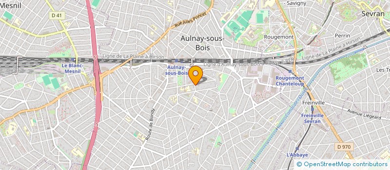 localisation de l'entreprise MONSIEUR CALME CALME à AULNAY-SOUS-BOIS