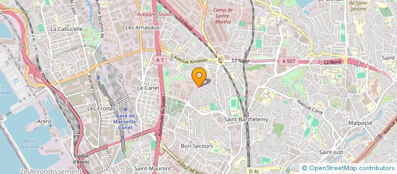localisation de l'entreprise MONSIEUR CALOGERO ASARISI  MARSEILLE