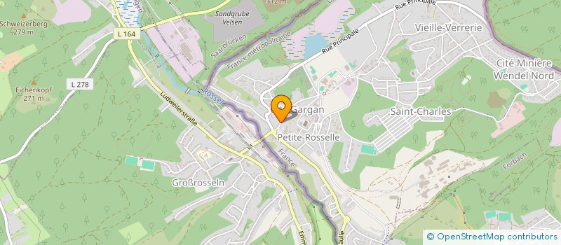 localisation de l'entreprise MONSIEUR CALOGERO BAGLIO  PETITE-ROSSELLE