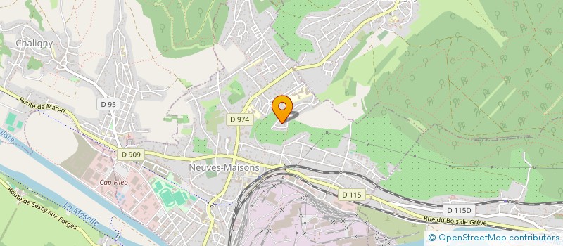 localisation de l'entreprise MONSIEUR CALOGERO BUTTICE  NEUVES-MAISONS