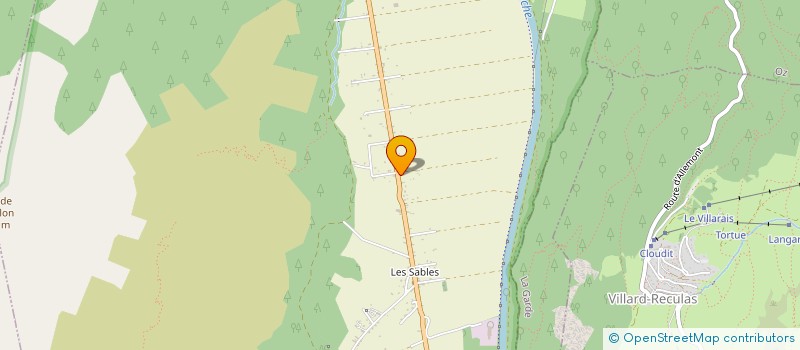 localisation de l'entreprise MONSIEUR CALOGERO CIOTTA  LE BOURG-D'OISANS