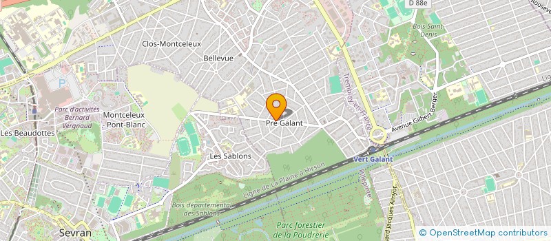 localisation de l'entreprise MONSIEUR CALOGERO FARINA à VILLEPINTE