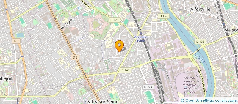 localisation de l'entreprise MONSIEUR CALOGERO LA MASTRA à VITRY-SUR-SEINE