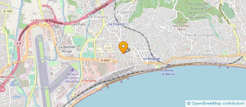 localisation de l'entreprise MONSIEUR CALOGERO LICATA à CANNES