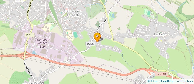 localisation de l'entreprise MONSIEUR CALOGERO NATALE  BEHREN-LES-FORBACH