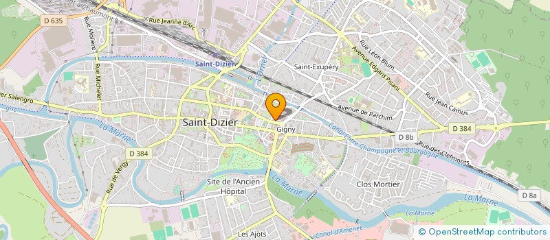 localisation de l'entreprise MONSIEUR CALOGERO SAFONTE à SAINT-DIZIER