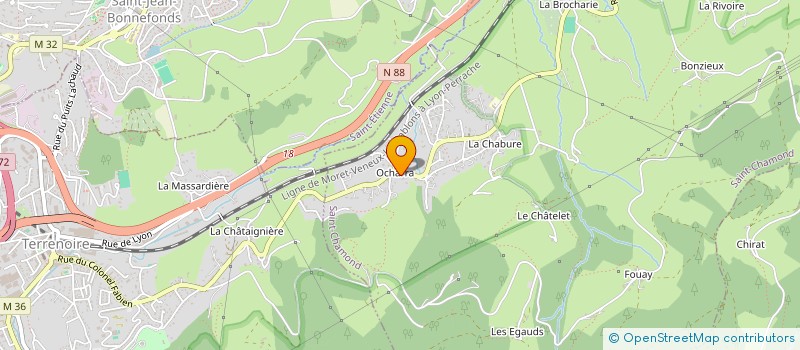 localisation de l'entreprise MONSIEUR CALOGERO SAGONA à SAINT-CHAMOND