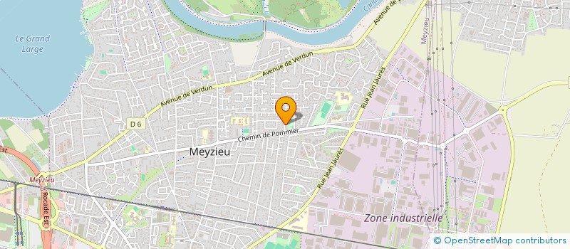 localisation de l'entreprise MONSIEUR CALOGERO SCIANDRA  MEYZIEU