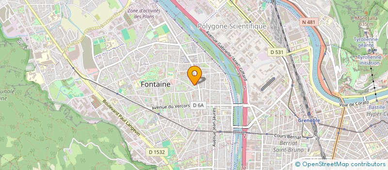 localisation de l'entreprise MONSIEUR CALOGERO TRAPANI  FONTAINE