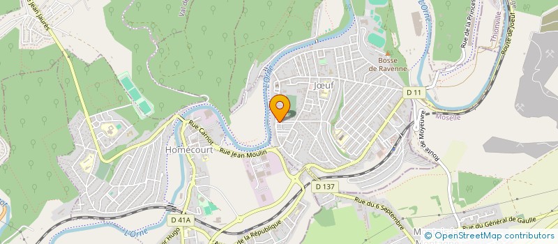 localisation de l'entreprise MONSIEUR CALVIN CHIROUX  JUF