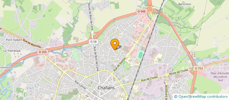 localisation de l'entreprise MONSIEUR CALVIN COLLET à CHALLANS