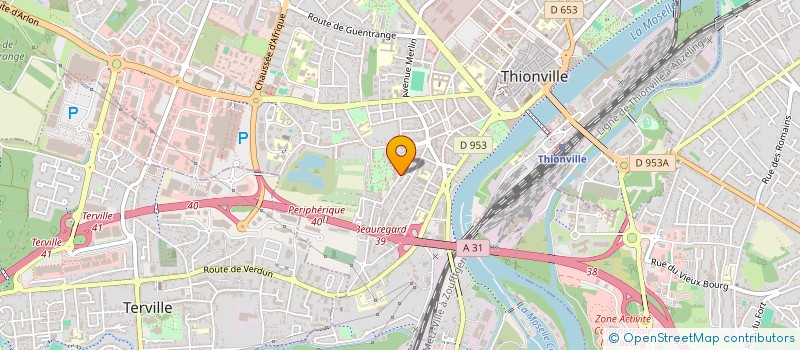 localisation de l'entreprise MONSIEUR CALVIN CREA à THIONVILLE