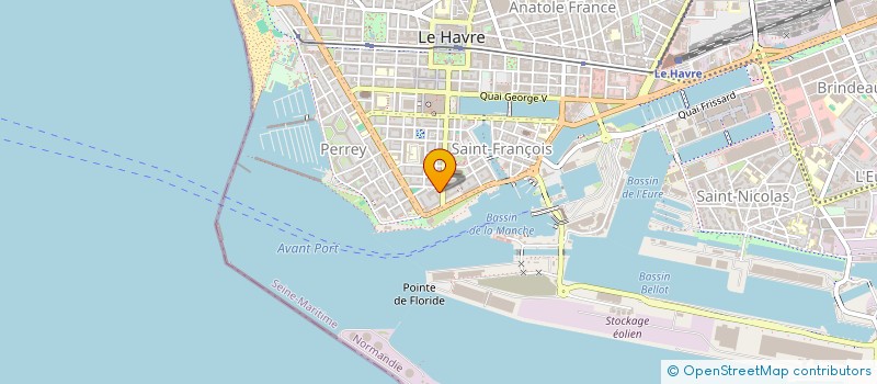 localisation de l'entreprise MONSIEUR CALVIN DURAND  LE HAVRE