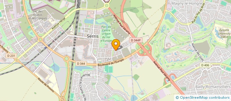 localisation de l'entreprise MONSIEUR CALVIN EZZEDINE  SERRIS