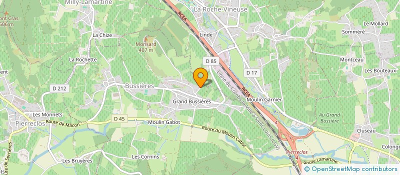 localisation de l'entreprise MONSIEUR CALVIN GREGORIO  BUSSIERES