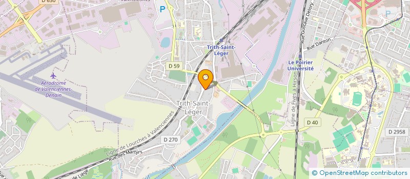 localisation de l'entreprise MONSIEUR CALVIN GUARIN  TRITH-SAINT-LEGER