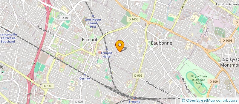 localisation de l'entreprise MONSIEUR CALVIN LATOUR  EAUBONNE