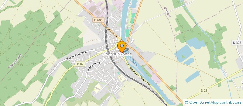 localisation de l'entreprise MONSIEUR CALVIN LECLERC  PONT-SUR-YONNE