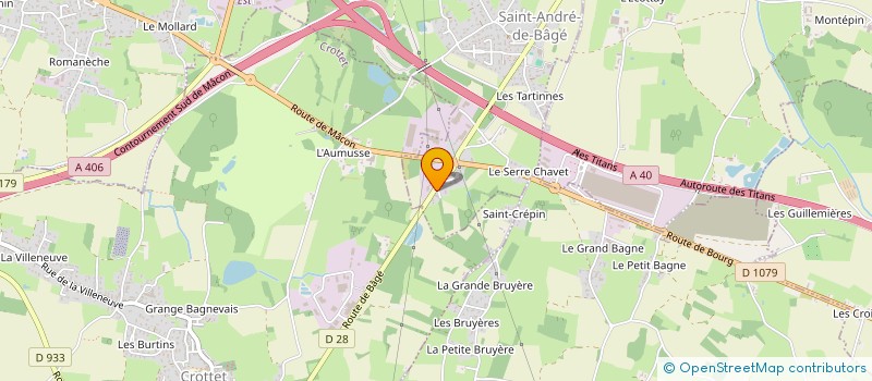 localisation de l'entreprise MONSIEUR CALVIN LEGER  SAINT-ANDRE-DE-BAGE