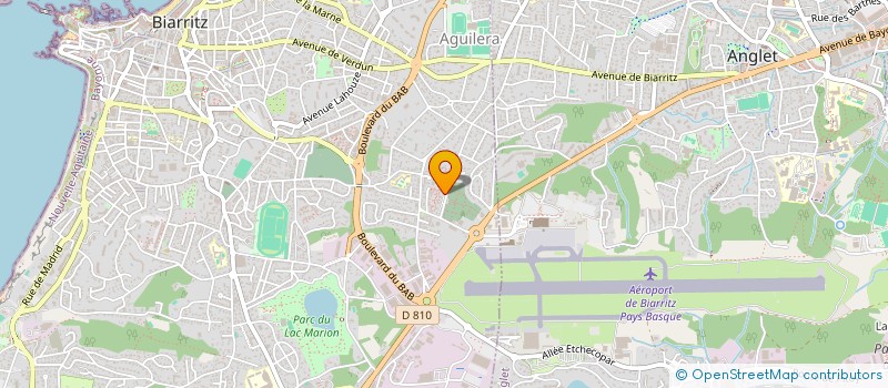 localisation de l'entreprise MONSIEUR CALVIN MAC CALLUM à BIARRITZ