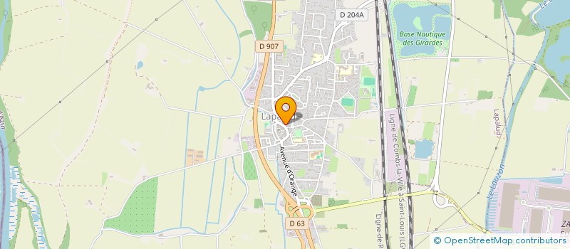 localisation de l'entreprise MONSIEUR CALVIN MARRE  LAPALUD