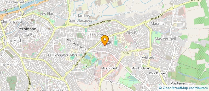 localisation de l'entreprise MONSIEUR CALVIN N'GOUAMA  PERPIGNAN