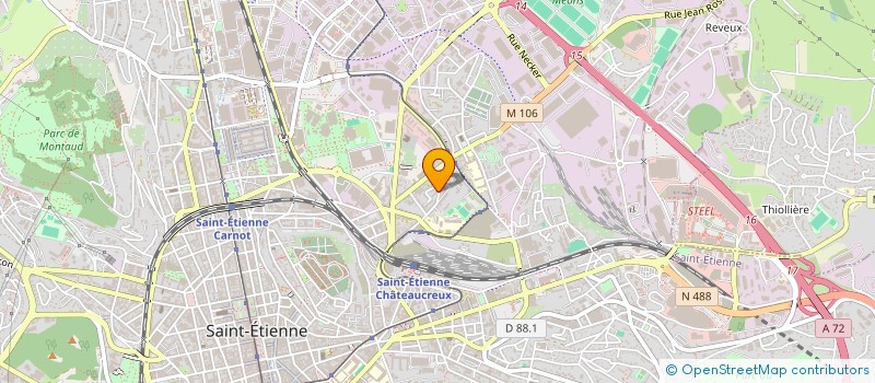 localisation de l'entreprise MONSIEUR CAM MULENDA  SAINT-ETIENNE