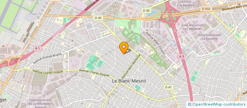localisation de l'entreprise MONSIEUR CAMAL AMRANI à LE BLANC-MESNIL