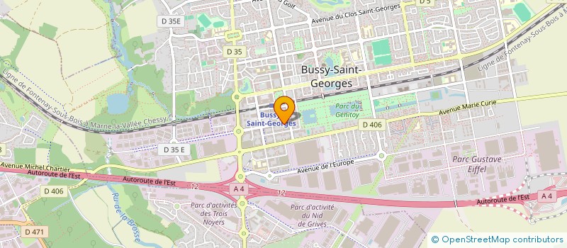 localisation de l'entreprise MONSIEUR CAMAL YOUSSOUFA M MADI  BUSSY-SAINT-GEORGES