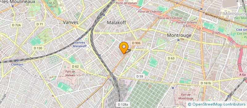 localisation de l'entreprise MONSIEUR CAMARA BANHIET à MALAKOFF