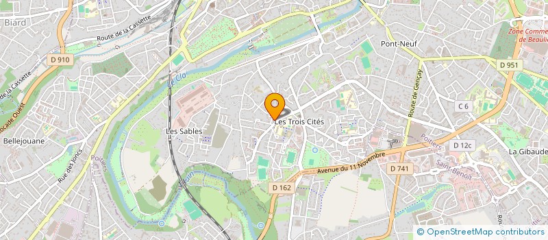 localisation de l'entreprise MONSIEUR CAMARA CALO  POITIERS