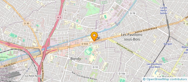 localisation de l'entreprise MONSIEUR CAMARA LASSANA-MAMA  BONDY