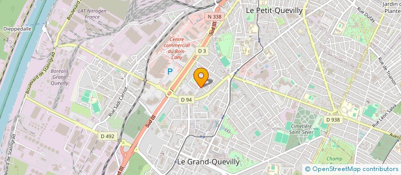 localisation de l'entreprise MONSIEUR CAMARRA SAMBA  LE GRAND-QUEVILLY