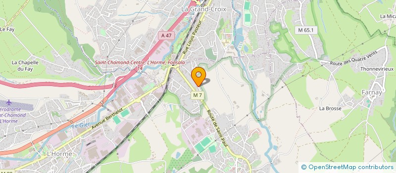 localisation de l'entreprise MONSIEUR CAMEL BOUCHAKEL  SAINT-PAUL-EN-JAREZ