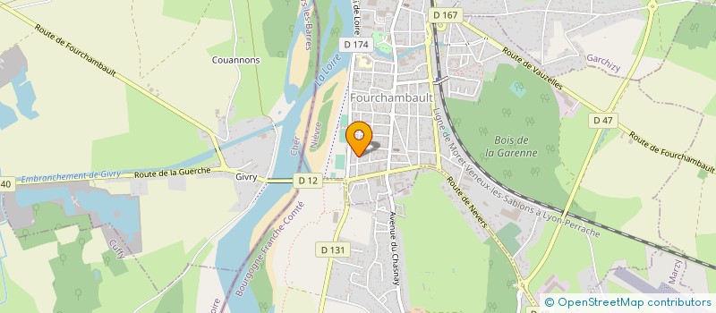 localisation de l'entreprise MONSIEUR CAMEL GNAOUI  FOURCHAMBAULT