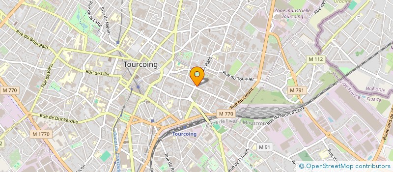 localisation de l'entreprise MONSIEUR CAMEL GUECIOUEUR  TOURCOING