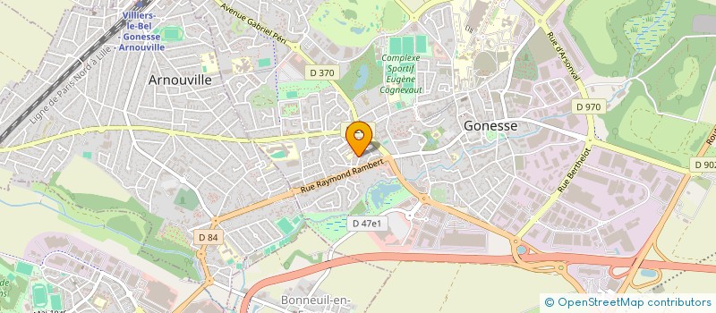 localisation de l'entreprise MONSIEUR CAMEL KOTBI à GONESSE