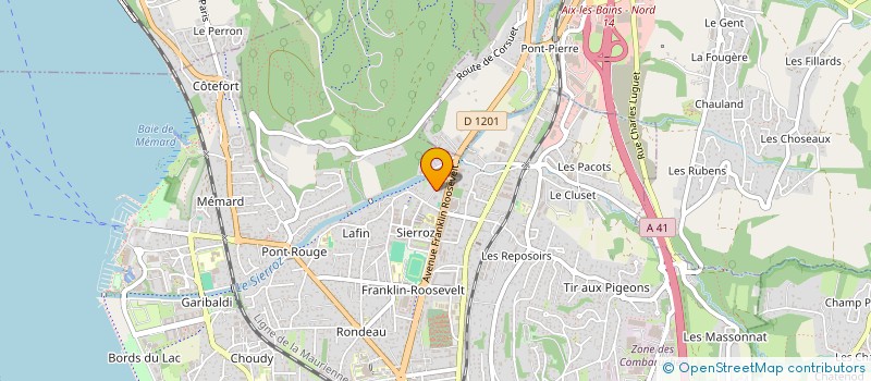 localisation de l'entreprise MONSIEUR CAMEL MADANI  AIX-LES-BAINS