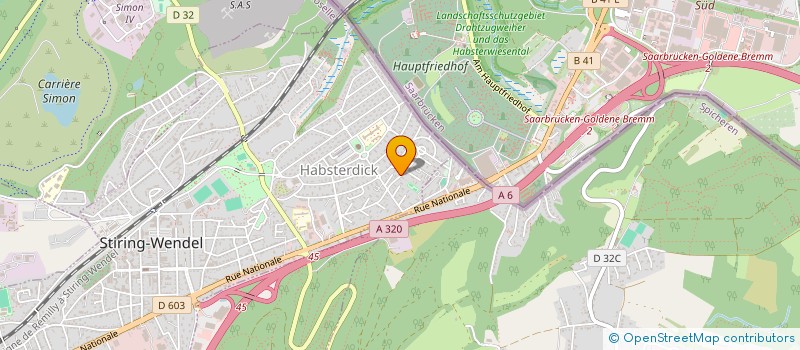 localisation de l'entreprise MONSIEUR CAMEL MERIDJA  STIRING-WENDEL