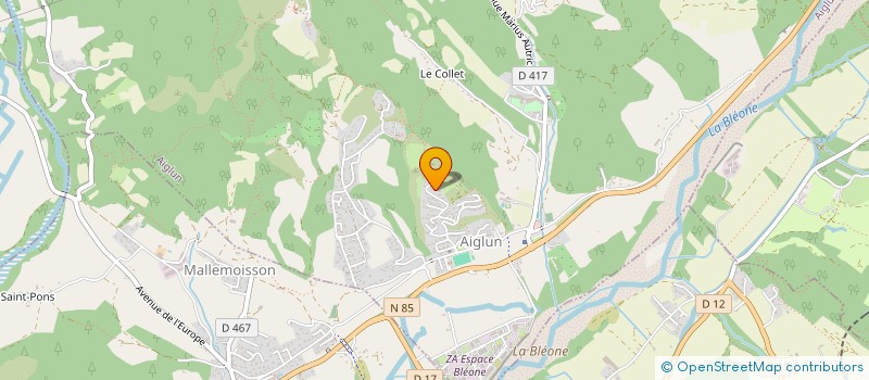 localisation de l'entreprise MONSIEUR CAMEL NEMRA  AIGLUN